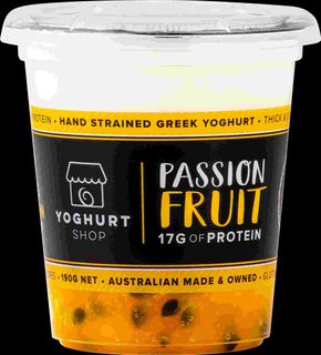 TYS 6x190gm PASSIONFRUIT GREEK YOGHURT