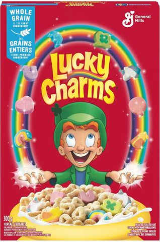 G/MILLS 12x300gm LUCKY CHARMS CEREAL