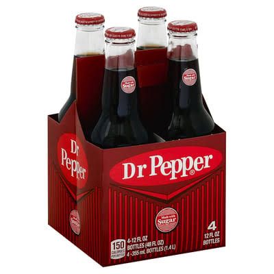 DR PEPPER 6x(4x355ml) ORIGINAL GLASS BTL