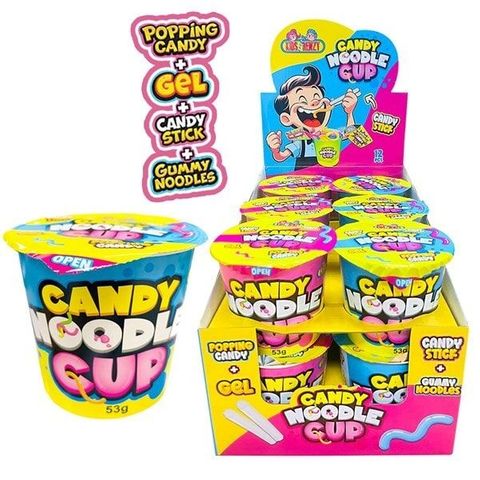 KIDS FRENZY 12x53gm CANDY NOODLE CUP