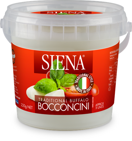 SIENA 8x220gm BUFFALO MILK TRAD BOCCONCN