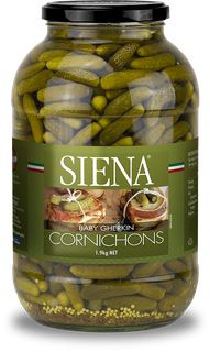 SIENA (6) 1.9kg CORNICHONS BABY GHERKINS