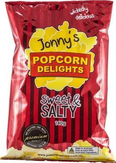 JONNY'S 9x112g POPCORN SWEET & SALTY