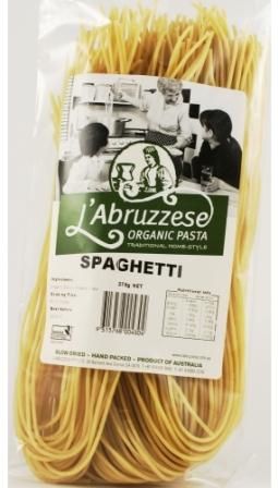 L'ABRUZZESE 12x300gm ORGANIC SPAGHETTI