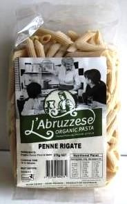 L'ABRUZZESE 12x300gm ORGANIC PENNE RIGAT