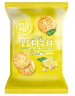 URBAN COOKIE CO 8x225gm ZESTY LEMON CHOC