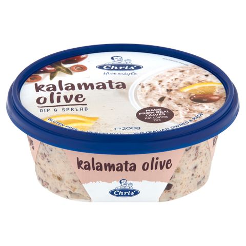 CHRIS' 8x200gm H/S TZATZIKI ROAST GARLIC