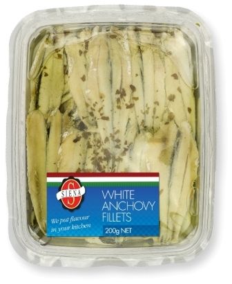 SIENA 10x200gm MARINATED WHITE ANCHOVY
