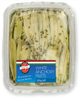 SIENA 10x200gm MARINATED WHITE ANCHOVY