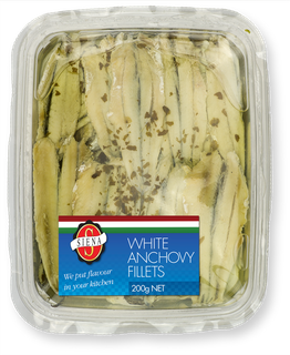 SIENA 10x200gm MARINATED WHITE ANCHOVY
