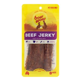 BOW WOW 8x8pk BEEF JERKY