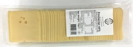 SWISS CHEESE (6) 1kg (50x20g) SLICES