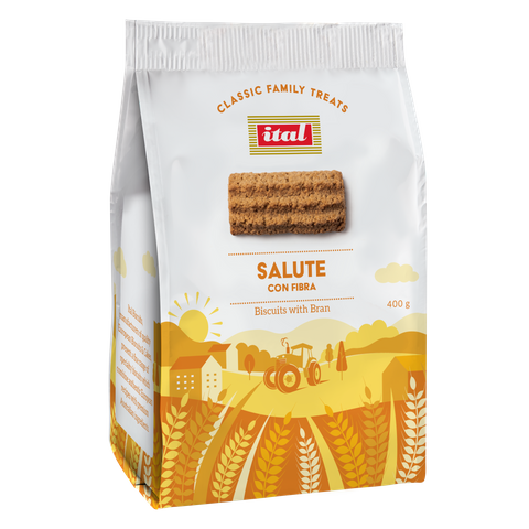 ITAL 10x400g SALUTE BISCUITS W/BRAN