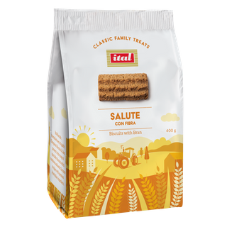 ITAL 10x400g SALUTE BISCUITS W/BRAN