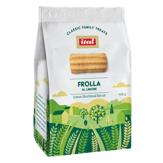 ITAL 10x400g ITALIAN SHORTBREAD W/LEMON
