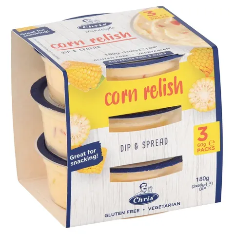 CHRIS' 6x(3x60gm) FUN SIZE SWEET CHILLI