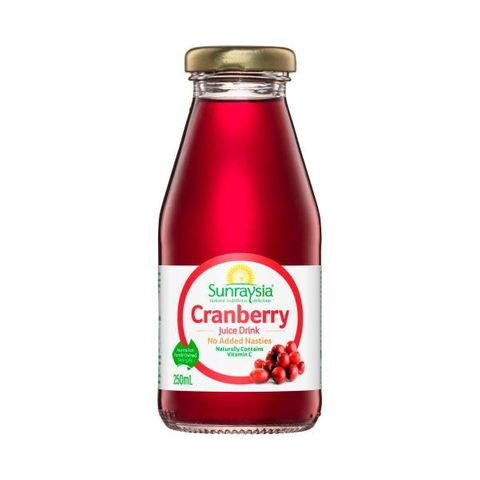 SUNRAYSIA 12x250ml CRANBERRY DRINK