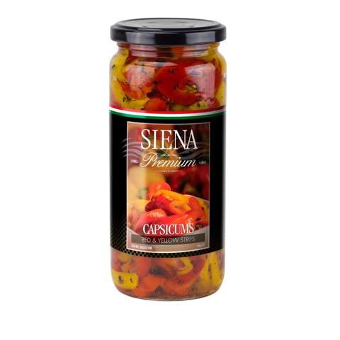 SIENA 12x450gm CHARGRILLED CAPS STRIPS