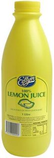 EDLYN 1litre (12) LEMON JUICE