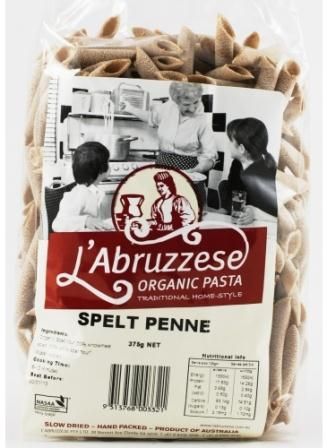 L'ABRUZZESE 12x300gm ORG. SPELT PENNE