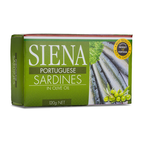 SIENA 12x120g(4)P/GUESE SARDINS OLIV OIL