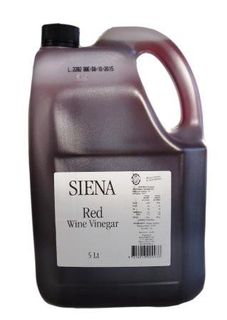 SIENA 5lt (2) ITALIAN RED WINE VINEGAR