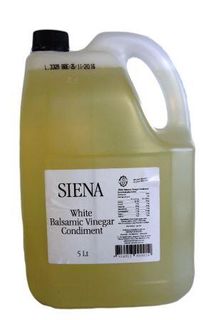 SIENA 5LT(2)WHITE BALSAMIC VINEGAR