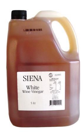 SIENA 5lt (2) ITALIAN WHITE WINE VINEGAR