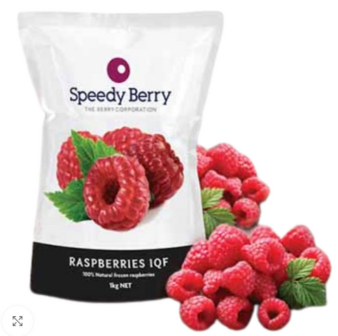 N/GROCER 1kg (10) RASPBERRIES FROZEN