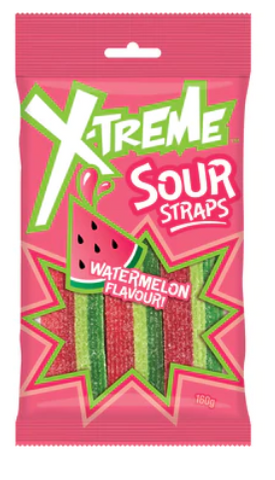 XTREME 12X160g SOUR STRAP WATERMELON