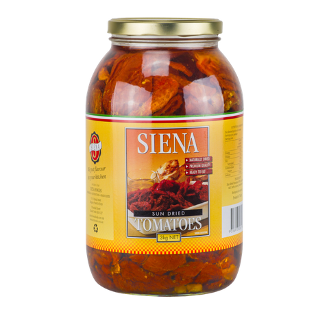 SIENA (6) 3kg JAR SUNDRIED TOMATOES