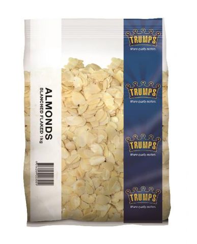 TRUMPS 1kg (10) FLAKED ALMONDS