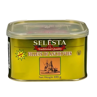 SELESTA (12) 690gm TIN ANCHOVY FILLET