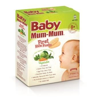 BABY MM 4x36GM RICE RUSK VEGETABLE