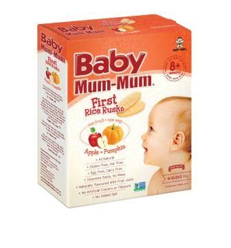 BABY MM 4x36GM RICE RUSK APPLE & PUMPKN