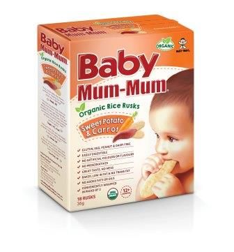 BABY MM 4x36GM RICE RUSK S/POTATO CARRT