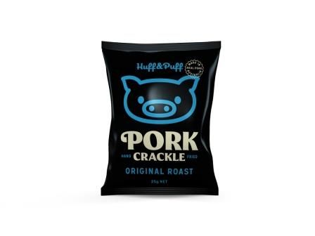 HUFF & PUFF 36x25gm ORIG PORK CRACKLE