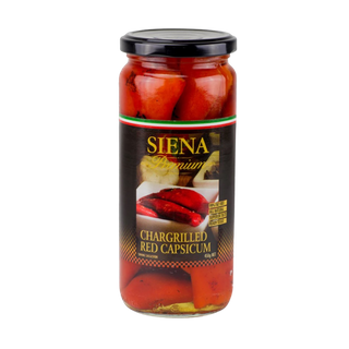SIENA 12x450gm CHARGRILLED CAPSICUM RED