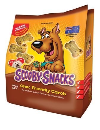 SCOOBY SNACK 5x400gm CHOC CAROB (DOGS)