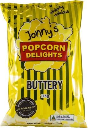 JONNY'S 12x92g POPCORN BUTTERY