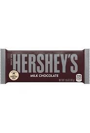 HERSHEY'S 36x43gm MILK CHOCOLATE BAR