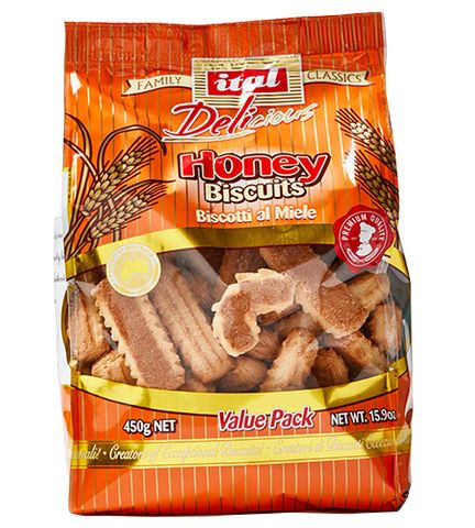 ITAL 10x450g HONEY BISCUITS