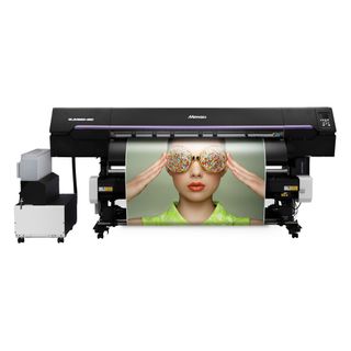 Fluorescent Eco-Solvent Ink Demo on a Mimaki printer 