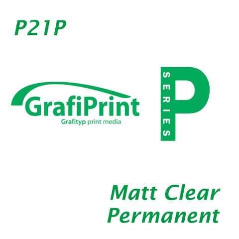 GRAFIPRINT P21P CLEAR MATT POLYMERIC