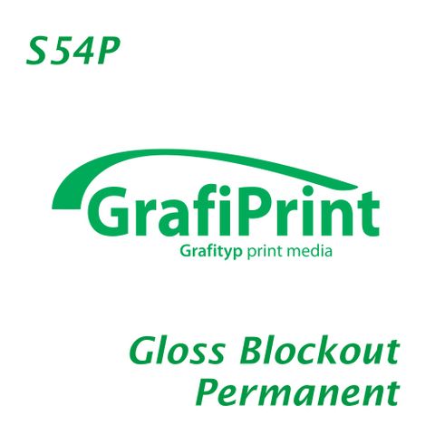 GRAFIPRINT S54P WHITE GLOSS BLOCKOUT SPECIAL FORMULA