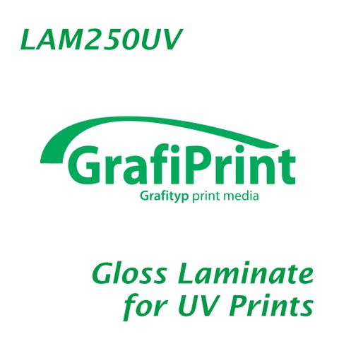 GRAFIPRINT LAM250UV GLOSS LAMINATE