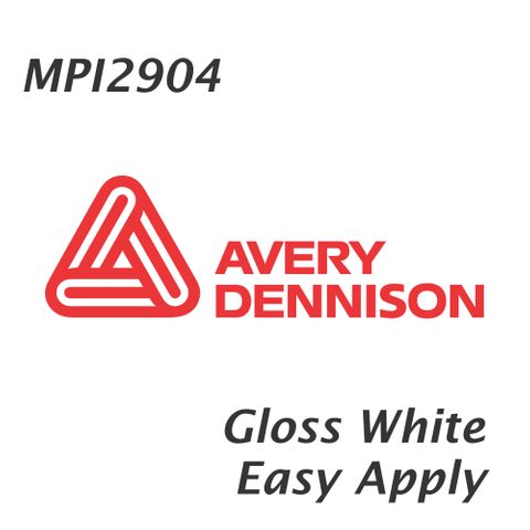 AVERY MPI2904 GLOSS WHITE BLOCKOUT EASY APPLY