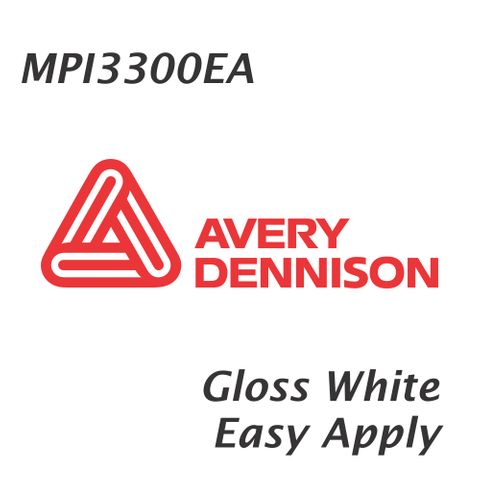 AVERY MPI3300EA GLOSS WHITE BLOCKOUT EASY APPLY