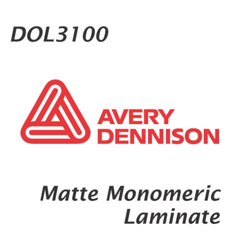 AVERY DOL3100 MATTE MOMOMERIC LAMINATE