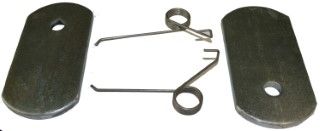 120L Catch Plate and Spring Set, for DM welded cradle (DM OLD)